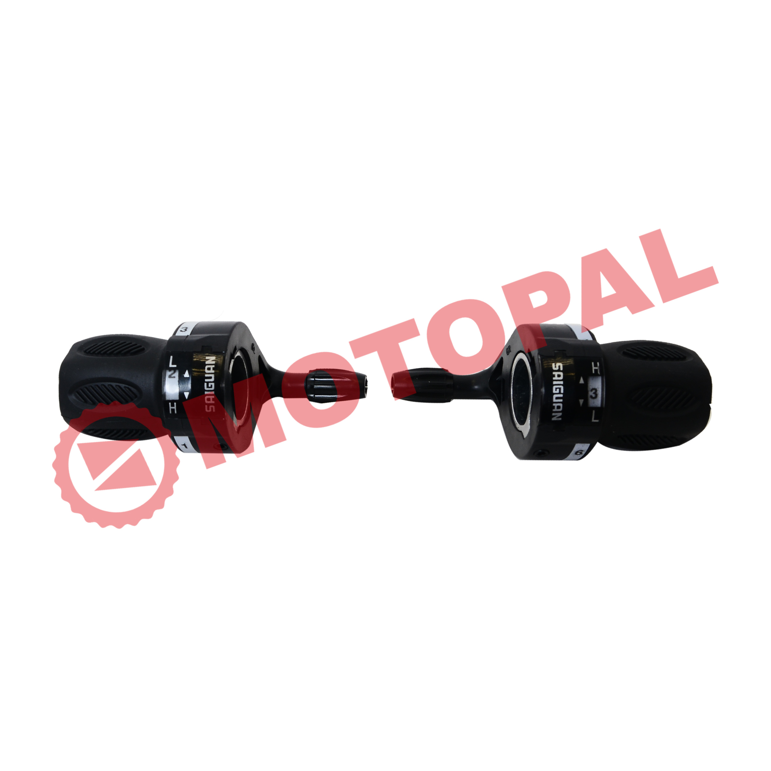 GRIP SHIFT VİTES KOLU 7 ' Lİ NO-INDEX KDSG-09 [SET- TEKLİ AMBALAJ] GRİ SAIGUAN
