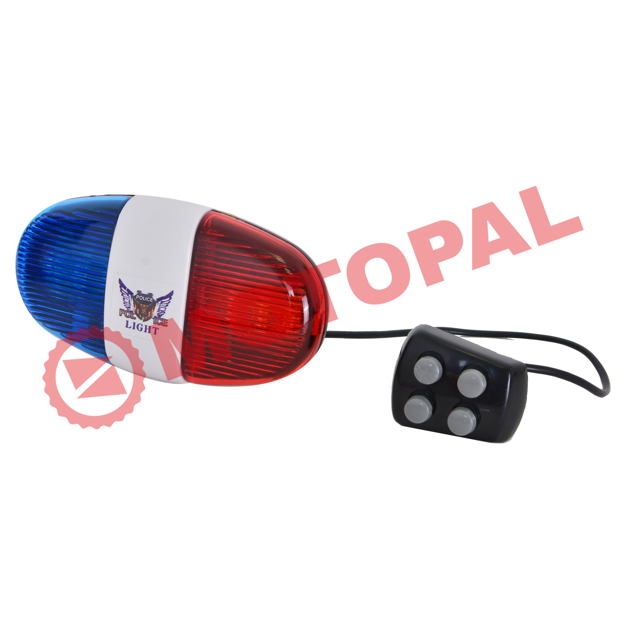 BİSİKLET KORNA 4 SESLİ - 6 IŞIKLI [P. SİRENLİ]  RCTS-155