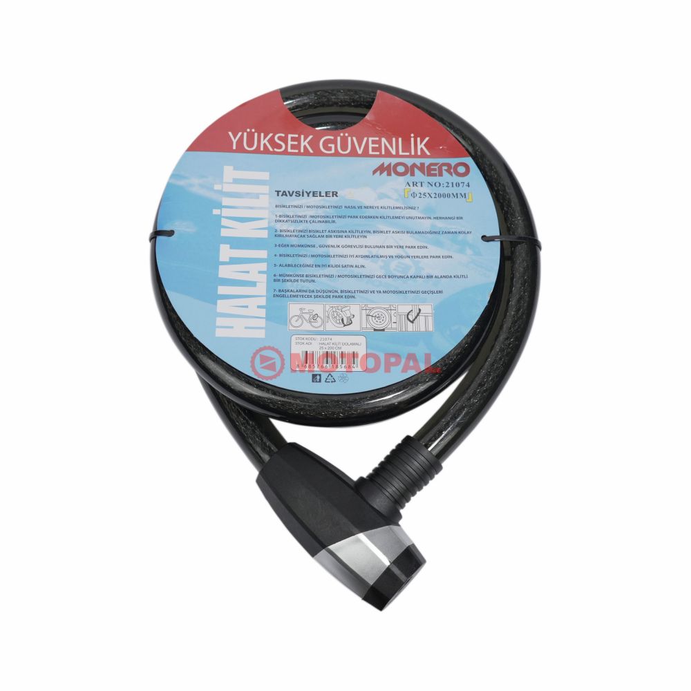 HALAT KİLİT DOLAMALI  25 x 200 CM