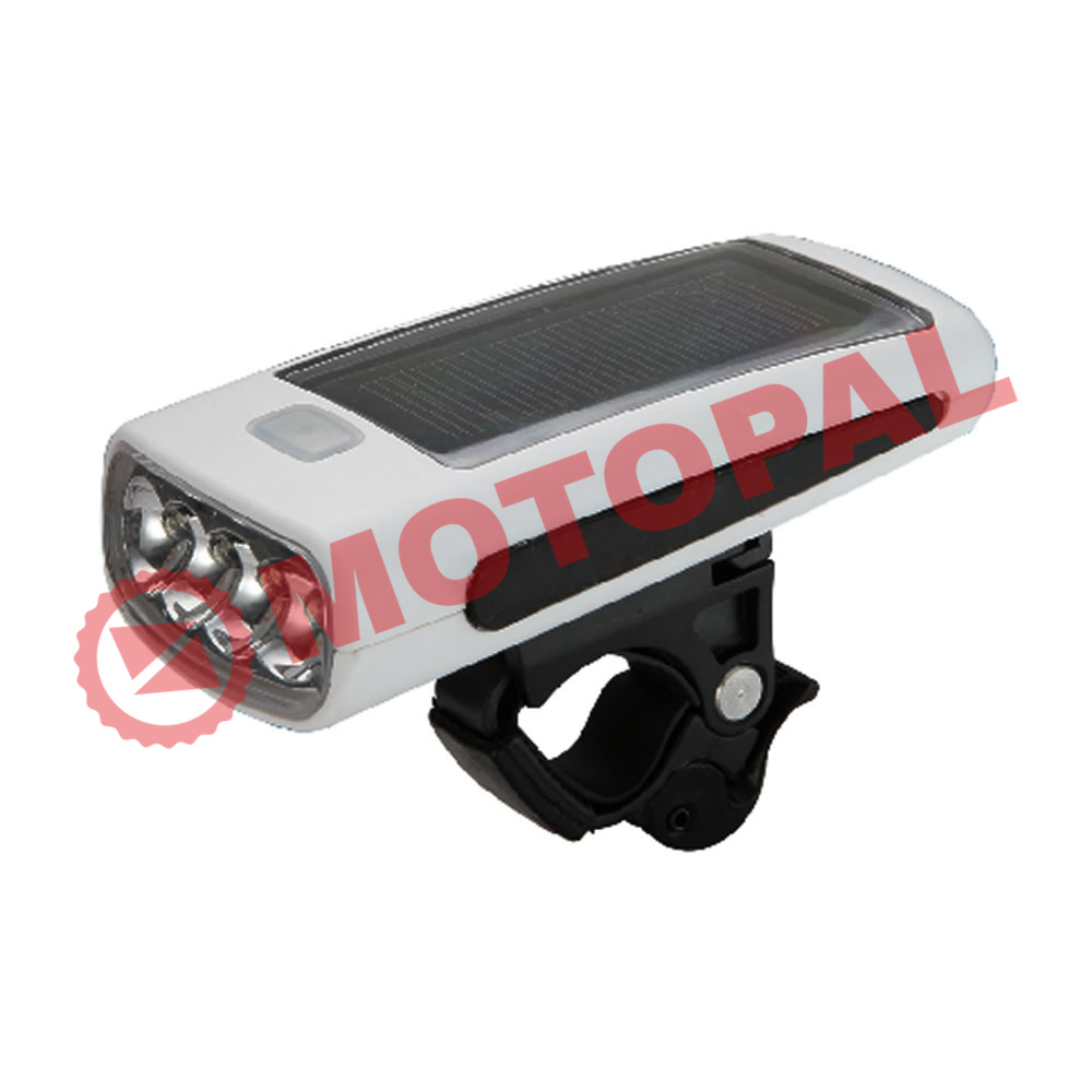 ÖN FAR 4 LED Lİ - USB GİRİŞLİ - GÜNEŞ ENERJİLİ [ŞARJ EDİLEBİLİR PİL DAHİL] JY-377