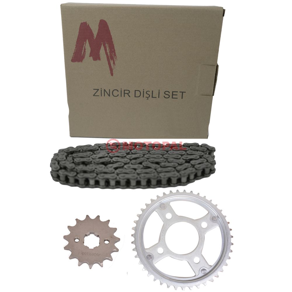 15T/42T 428H x 128L ZİNCİR DİŞLİ SET CBF 150