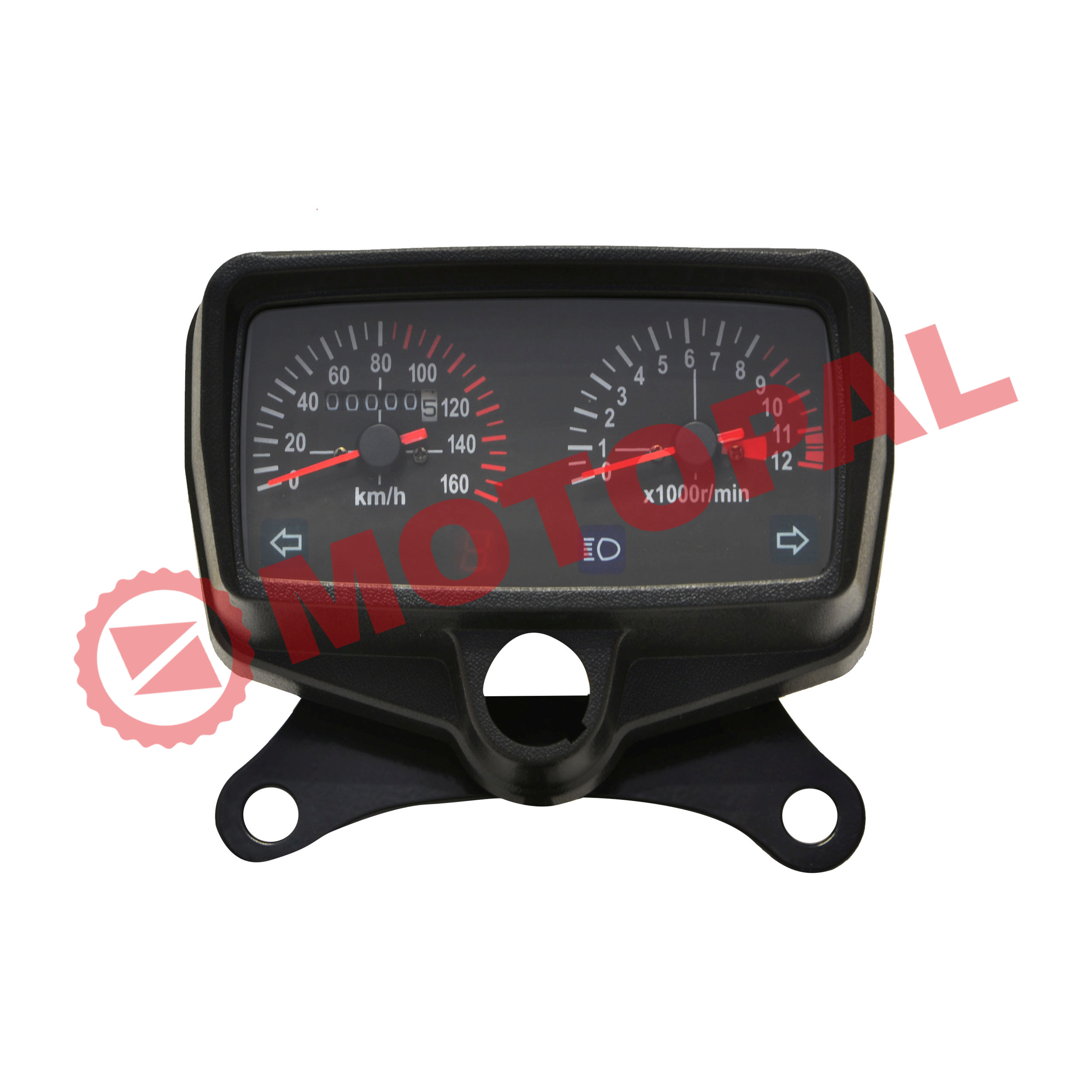 KİLOMETRE SAATİ CG [DEVİR SAATİ TELLİ] [160 KM] KIRMIZI IŞIKLI  MONERO