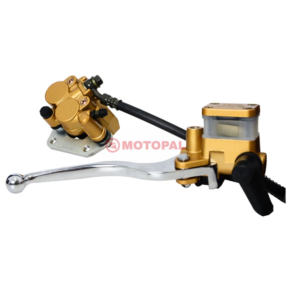 ÖN FREN MERKEZİ ALT-ÜST KOMPLE [FREN KOLU KROM] SARI CG