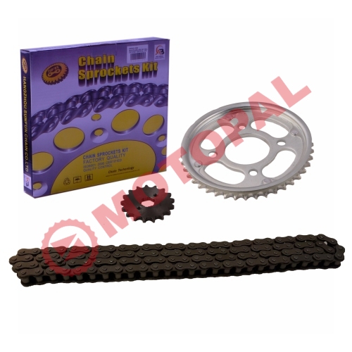 ZİNCİR DİŞLİ SET [15T/43T] [428H x 128L] CBF 150 - SFR