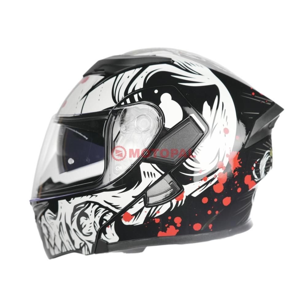 KC - ÇENE AÇILIR VİZÖRLÜ KASK [KC902] [KURU KAFA] [S]