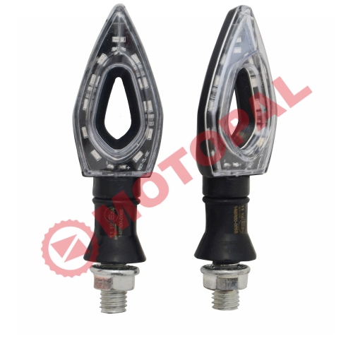 RT-072 LED SİNYAL [SARI IŞIK] [TAKIM] SİYAH - E BELGELİ