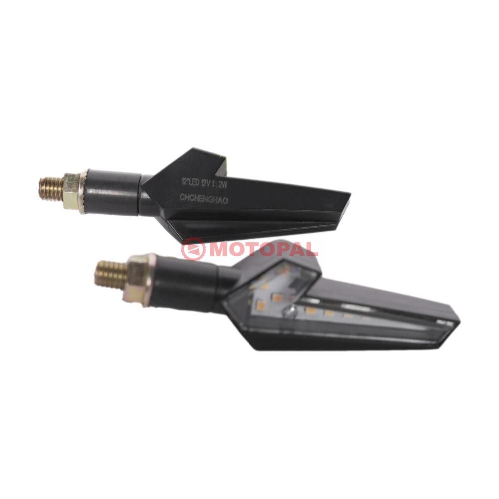 LED SİNYAL [SARI IŞIK] [TAKIM] SİYAH [1047] - E BELGELİ