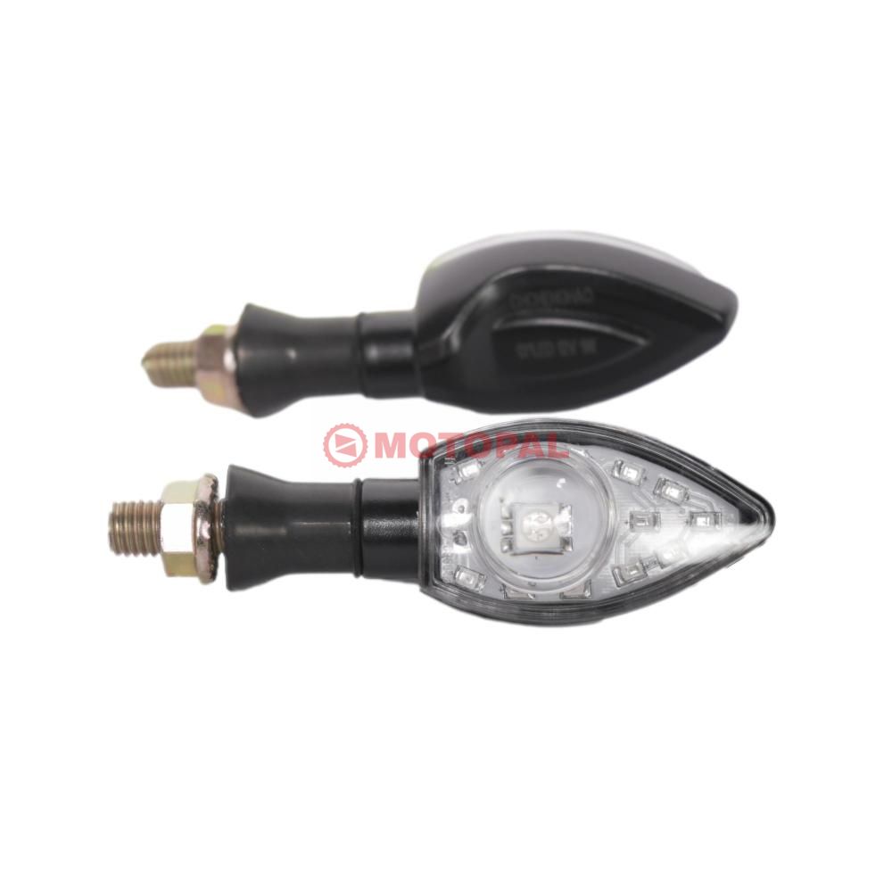 LED SİNYAL [SARI IŞIK] [TAKIM] SİYAH [1061] - E BELGELİ