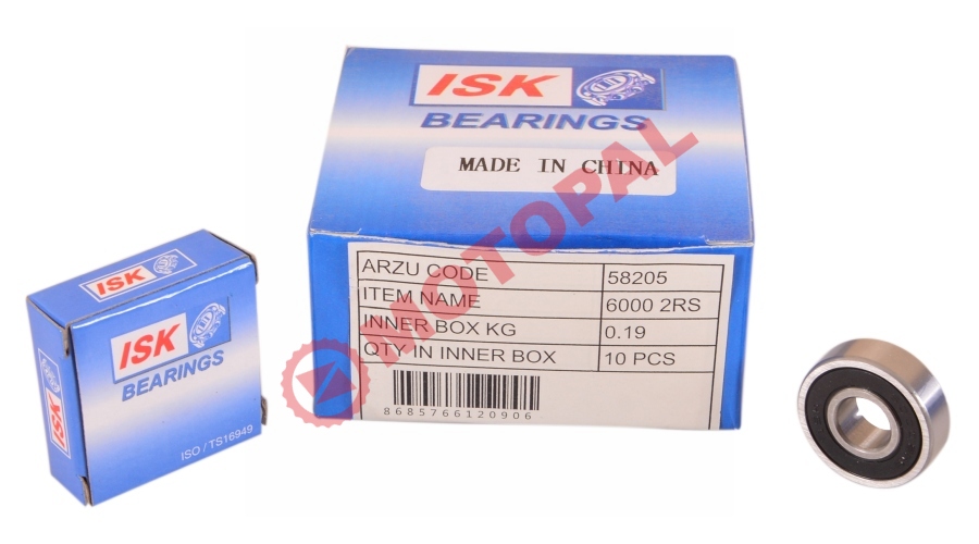 RULMAN [PLASTİK KAPAKLI] 6000