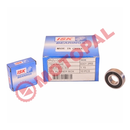 RULMAN [PLASTİK KAPAKLI] 6001