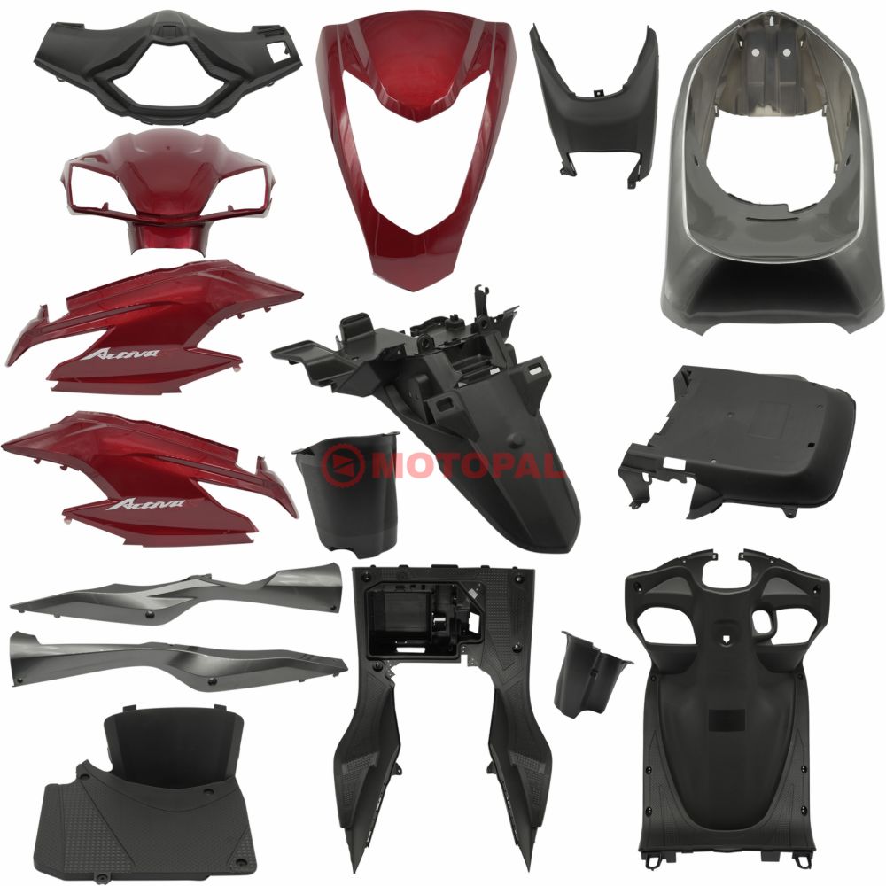 KAPORTA Y. SET [KIRMIZI] [YENİ MODEL] HONDA ACTIVA S