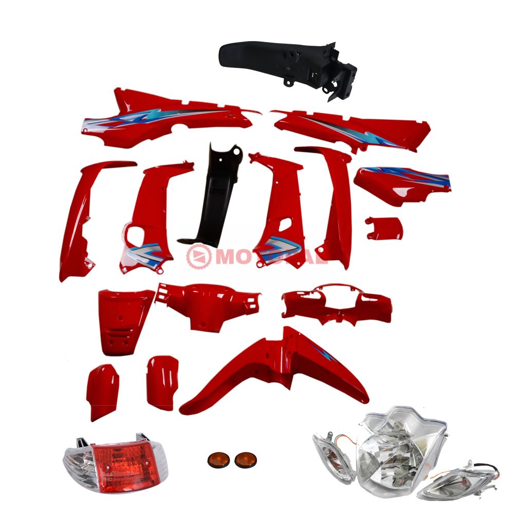 MFH-KH KAPORTA SET [KIRMIZI] [FAR+STOP DAHİL] CUB