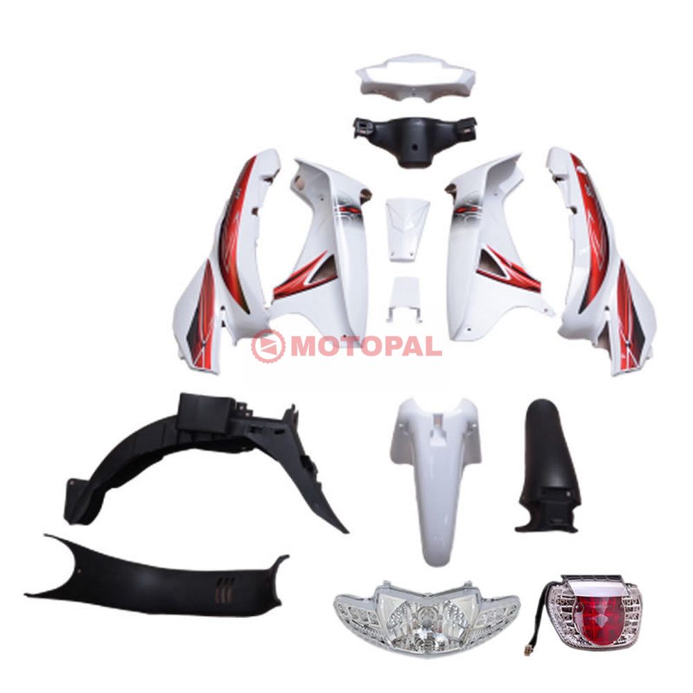KAPORTA SET [BEYAZ] [FAR+STOP+SİNYAL DAHİL] MONDIAL SFC - SFC MINI