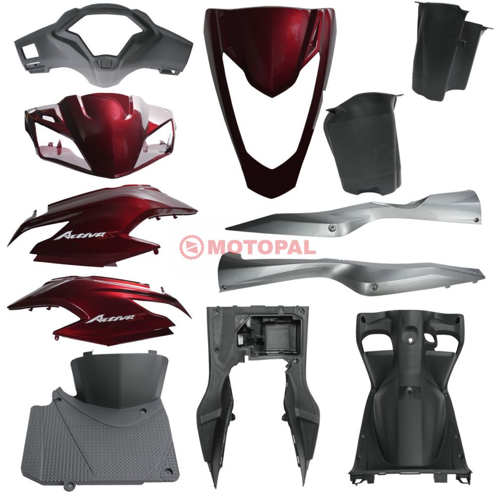 KAPORTA SET [KIRMIZI] [YENİ MODEL] HONDA ACTIVA S