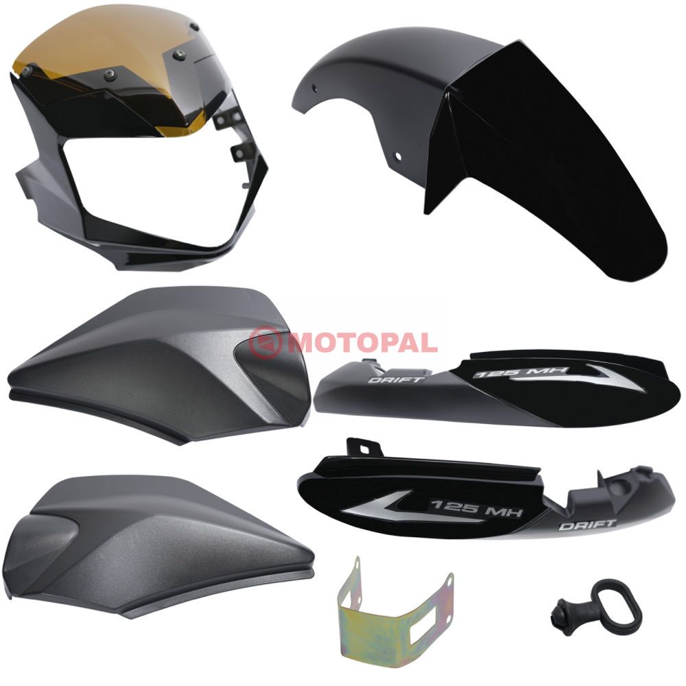 KAPORTA SET [SİYAH] MONDIAL DRIFT