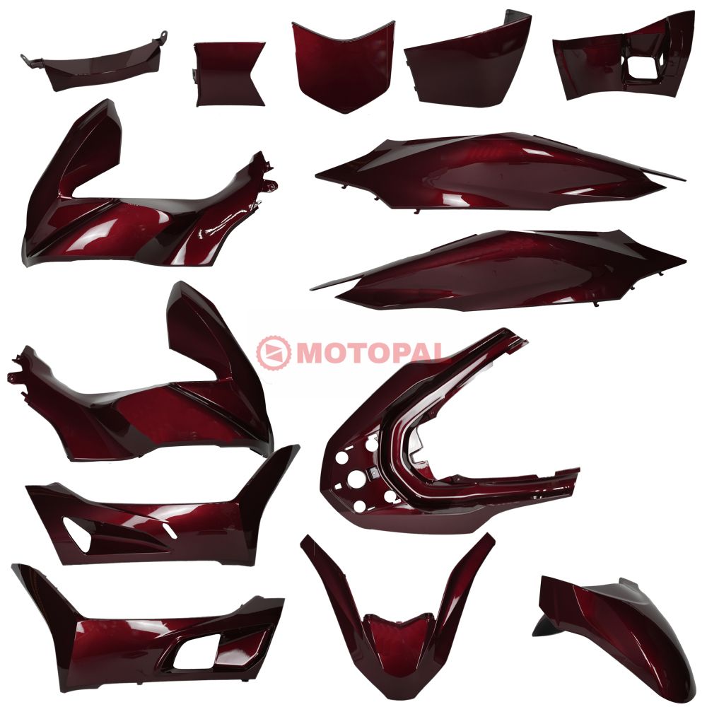 KAPORTA SET [BORDO] PCX [2020-2024]