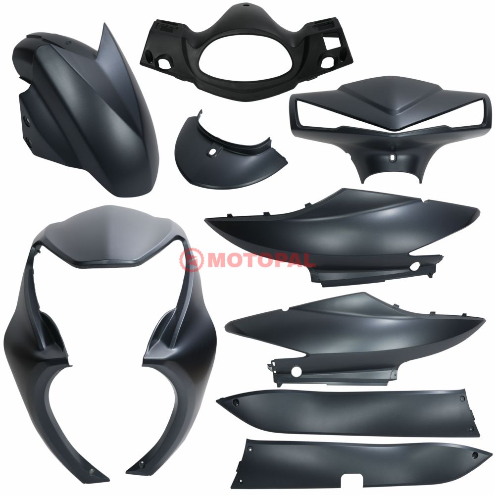 KAPORTA SET [BOYALI AKSAM] [KRİSTAL SİYAH ]  SPACE PRO MAX