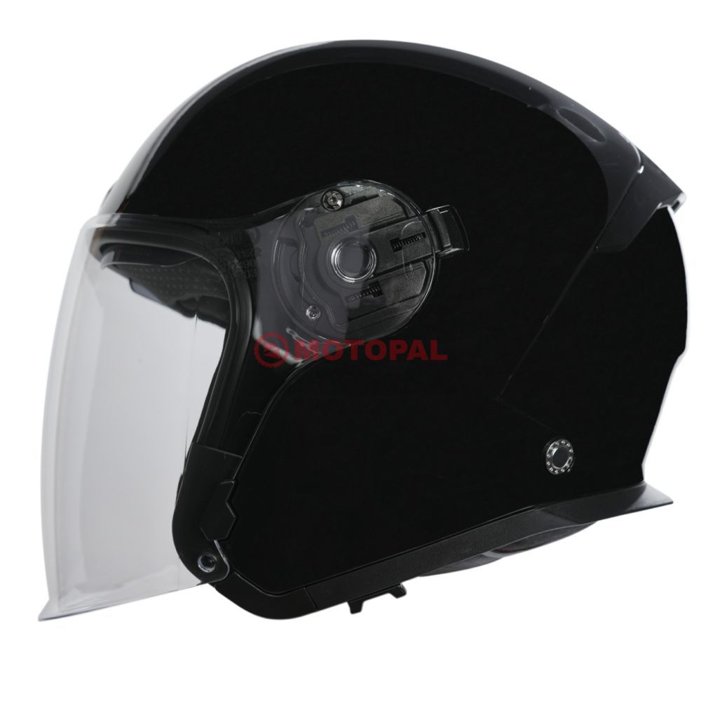 BEON- ÇENESİZ VİZÖRLÜ YAZLIK KASK [B203] [PARLAK SİYAH] [XL]